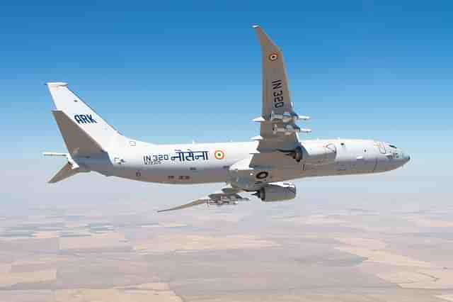 Indian Navy’s P-8I Maritime Patrol Aircraft (Boeing India /Twitter)