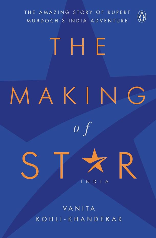 The cover of the book on the Making of Star India. 