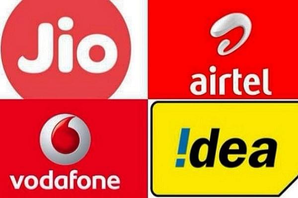 Logos of Indian telecom operators&nbsp;
