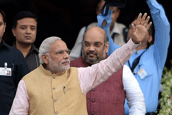 Prime Minister Narendra Modi and Home Minister Amit Shah (PUNIT PARANJPE/AFP/Getty Images)