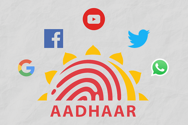Row over linking Aadhaar number to social media accounts.