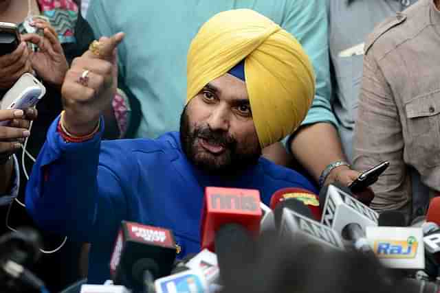 Congress leader Navjot Singh Sidhu (MONEY SHARMA/AFP/GettyImages)