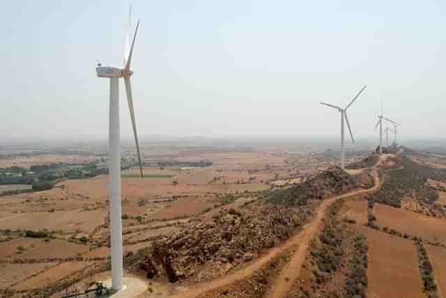 A wind energy farm in Rajasthan. (Energy Business Review)