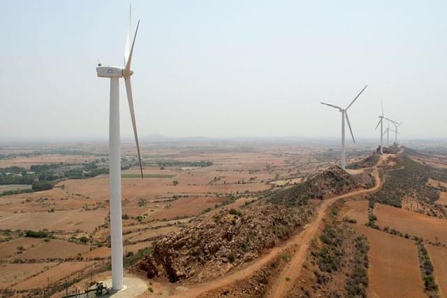 A wind energy farm in Rajasthan. (Energy Business Review)