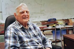 At the age of 96, Professor Goodenough is the oldest person ever to win the award. (via Twitter)