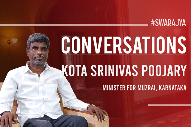 Kota Srinivasa Poojary, Minister for Muzrai, Karnataka.&nbsp;