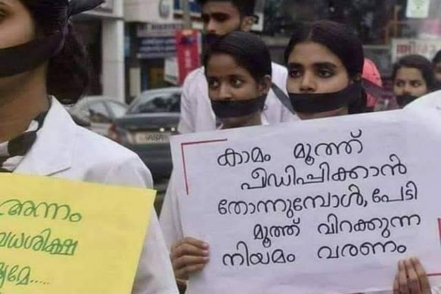Protests have rocked Kerala following the incident. (via Twitter)