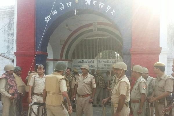 The entrance of Gorakhpur Jail. (@ANI/Twitter)