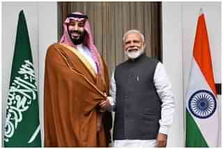 Prince Mohammed Bin Salman with Prime Minister Narendra Modi