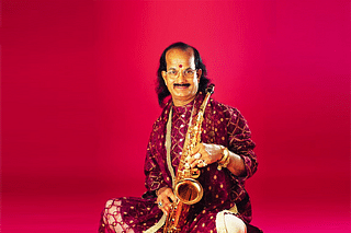 The saxophone legend Kadri Gopalnath.