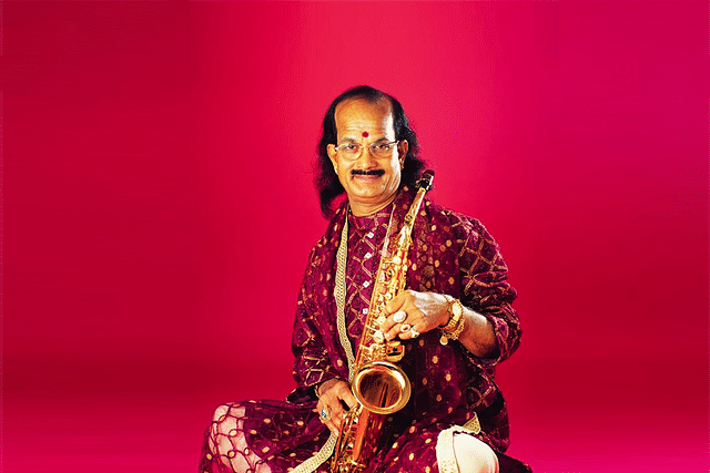 The saxophone legend Kadri Gopalnath.