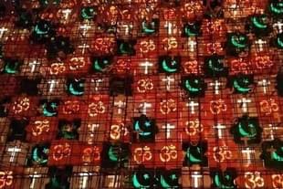 The ‘secular’ Pandal. 