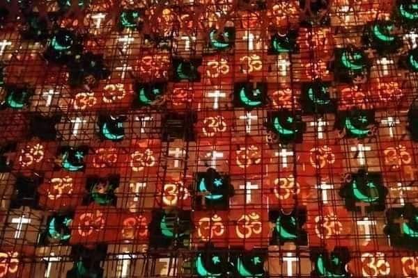 The ‘secular’ Pandal. 