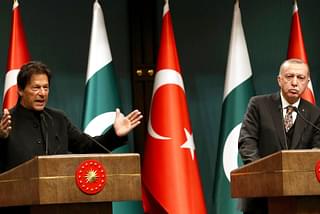 Pakistani Prime Minister Imran Khan and Turkish President Recep Tayyip Erdogan. 