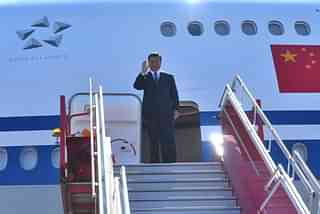 Xi Jinping arrives in India. (via Twitter)