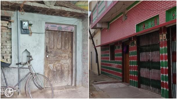 The locked houses owned by Muslims