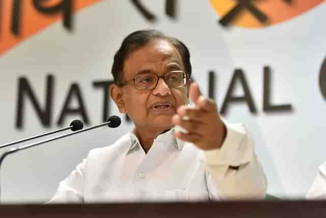 P Chidambaram (Photo by Sanjeev Verma/Hindustan Times via Getty Images)