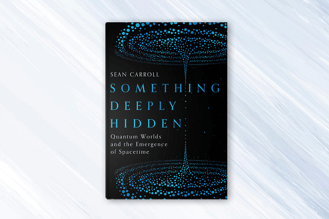 Cover of the book, Something Deeply Hidden, by Sean Carroll.
