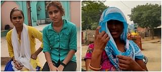 (Left) Two young women who were among those stopped at temple on 25 October. On the right is the woman who protested conversion. (Swati Goel Sharma)