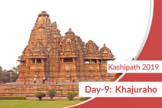 The Khajuraho temple in Madhya Pradesh.