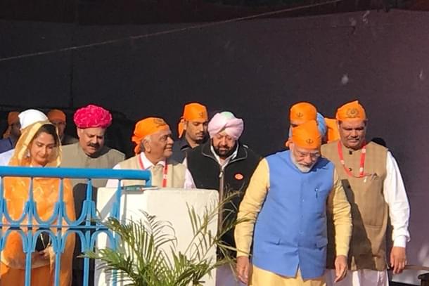 PM Modi in Punjab. (via Twitter)