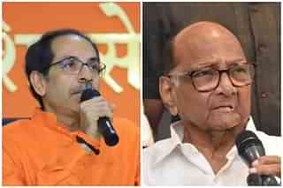 Sharad Pawar of NCP and Uddhav Thakeray of the Shiv Sena.