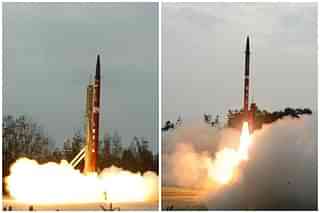 India’s 2,000-km range Agni-II missile.  