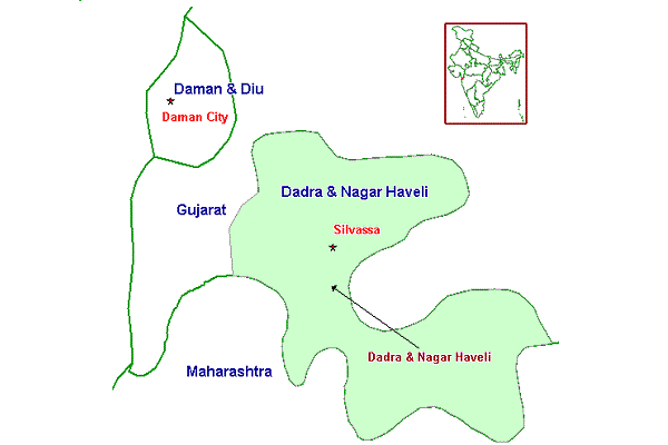 Daman and Diu and Dadra & Nagar Haveli. (Image by Indianhotels.blogspot)