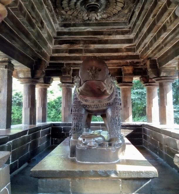 The Varaha sculpture.