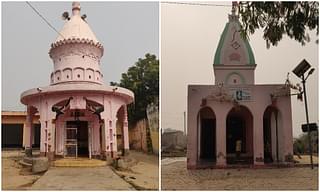 Chamanda Mai temple (left) and Valmiki temple. (Swati Goel Sharma)