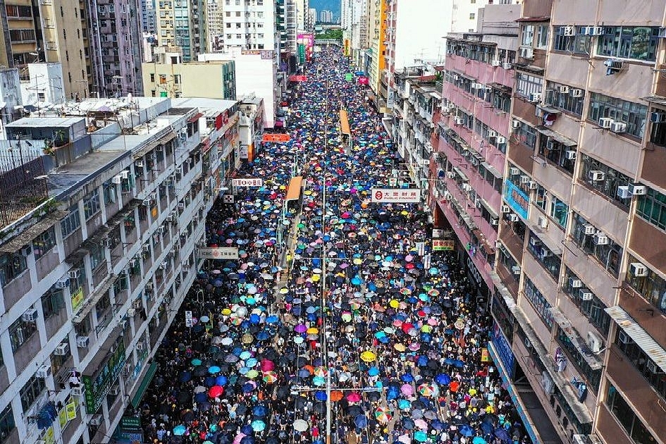 Hong Kong protests (Representative Image) (Pic via Facebook) 