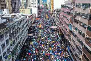 Hong Kong protests (Pic via Facebook)&nbsp;