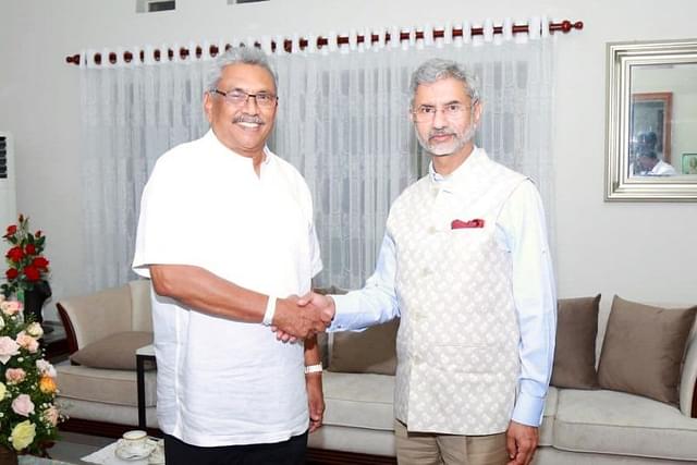 EAM S Jaishankar with Sri Lankan President Gotabaya Rajpaksa (@DrSJaishankar/Twitter)