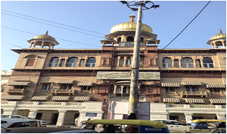 Present day Sis Ganj Sahib Gurudwara, constructed in this form in 1930s.