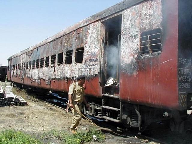 The Sabarmati Express bogie that was set on fire at Godhra in 2002.
