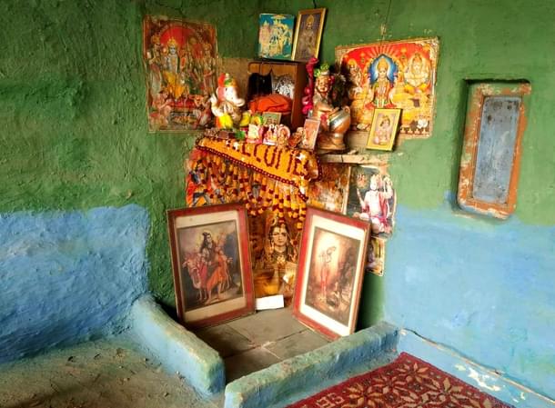 Their Gods too have found refuge in the refugee camps in Delhi. 