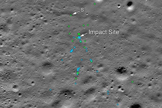 Vikram Lander Impact Site (@NASA/Twitter)