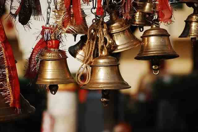 Temple bells.