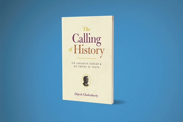 Book cover of The Calling of History by Dipesh Chakrabarty.