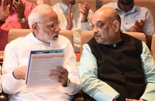 Prime Minister Narendra Modi with BJP President Amit Shah. (Vipin Kumar/ Hindustan Times via Getty Images) 