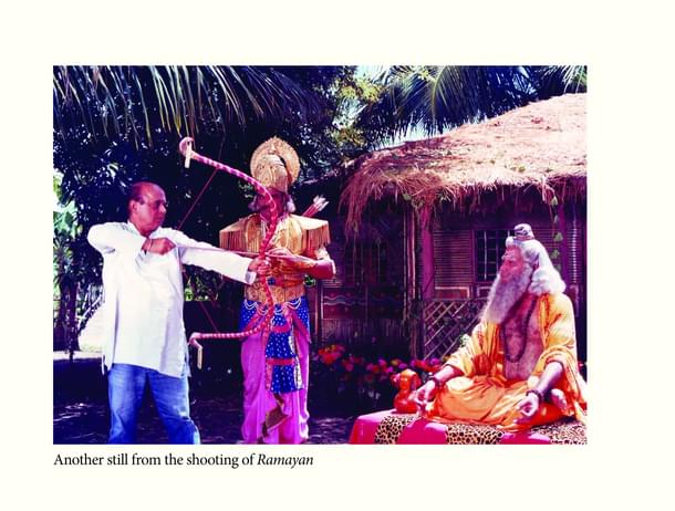 Another still from the shooting of Ramayan. (Prem Sagar)