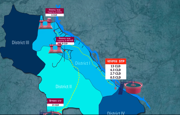 The drain’s diversion, completed in 2018, was done in two stages.