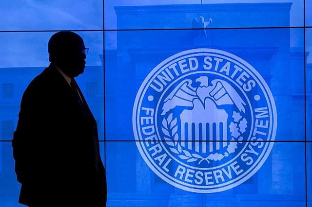 US Federal Reserve logo (SAUL LOEB/AFP/Getty Images)