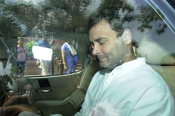 Congress leader Rahul Gandhi. (Sushil Kumar/Hindustan Times via Getty Images)