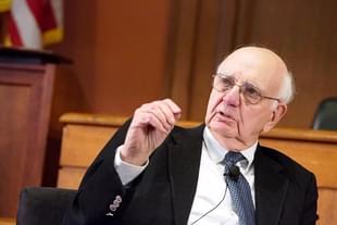Former US Fed Chairman Pail Volcker (Edmond J Safra Center for Ethics/Flickr)