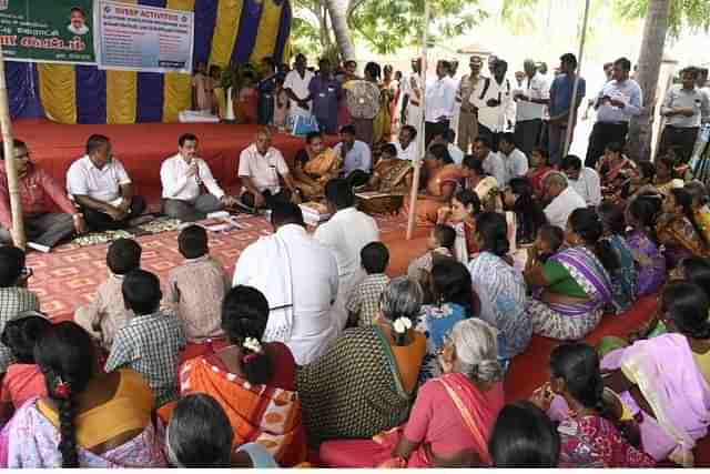 Panchayat posts are being auctioned by villagers wanting to maintain their temples and surroundings.