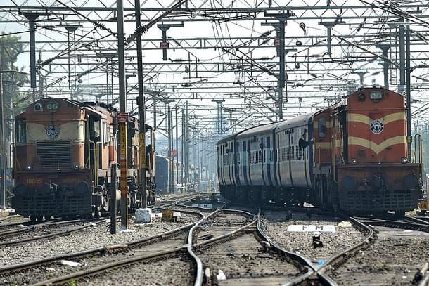 Indian Railways. (NOAH SEELAM/AFP/GettyImages)