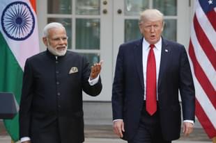 Prime Minister Narendra Modi with US President Donald Trump in Washington. (Mark Wilson/GettyImages) 