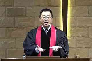 Christian Pastor Wang Yi (Pic via Twitter)