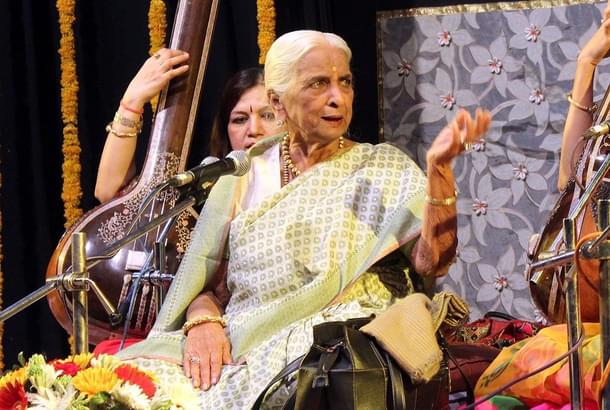 Girija Devi on song. (Wikimedia Commons) 